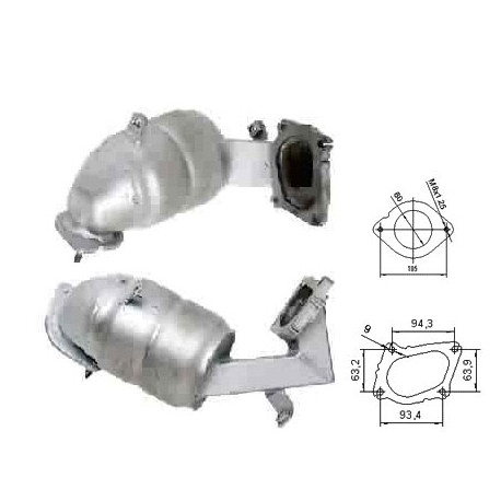 Direc fit CAT and DPF Magnaflow Magnaflow Catalytic Converter for NISSAN OPEL RENAULT | races-shop.com