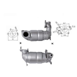 Magnaflow Catalytic Converter for NISSAN OPEL RENAULT