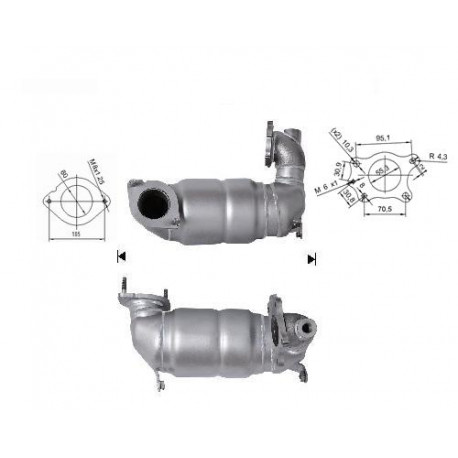 Direc fit CAT and DPF Magnaflow Magnaflow Catalytic Converter for NISSAN OPEL RENAULT | races-shop.com