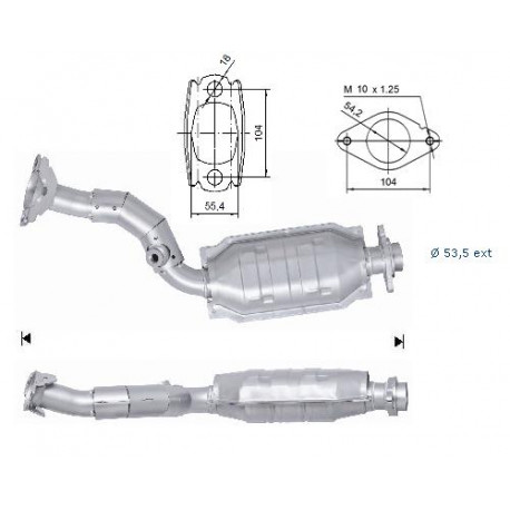 Direc fit CAT and DPF Magnaflow Magnaflow Catalytic Converter for NISSAN | races-shop.com