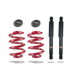 Pedders 803345 Heavy Duty Rear Suspension Kit with lower insulator rubbers. VW T5 & T6 Van & Chassis Cab