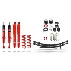 Pedders 803324 Heavy Duty Suspension Kit With Supplementary air bags & Assembled struts. Ford Ranger, PX MkIII