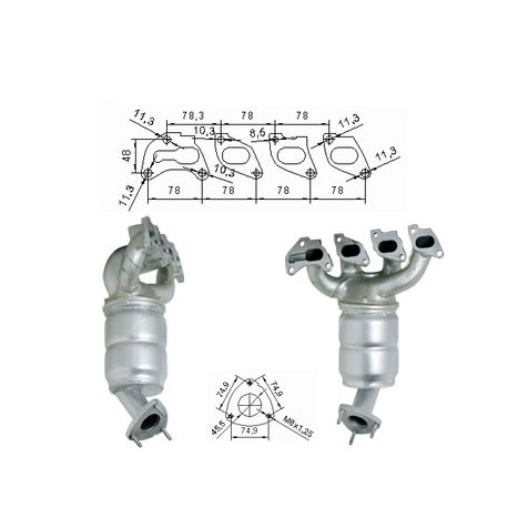 Direc fit CAT and DPF Magnaflow Magnaflow Catalytic Converter for OPEL | races-shop.com