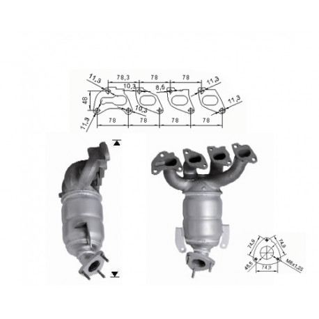 Direc fit CAT and DPF Magnaflow Magnaflow Catalytic Converter for OPEL | races-shop.com