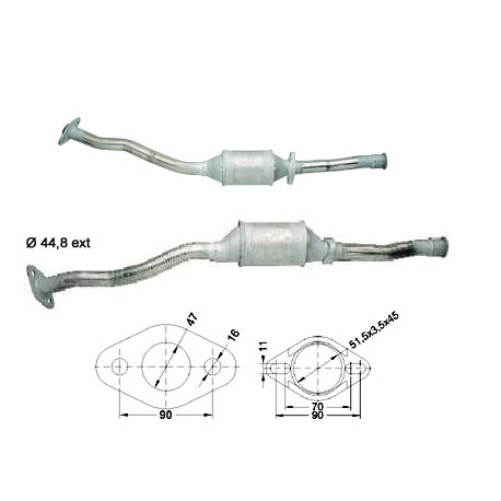 Direc fit CAT and DPF Magnaflow Magnaflow Catalytic Converter for OPEL | races-shop.com