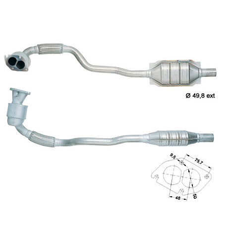Direc fit CAT and DPF Magnaflow Magnaflow Catalytic Converter for OPEL | races-shop.com