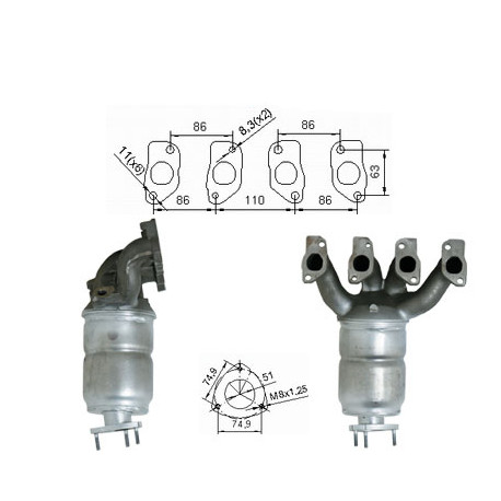 Direc fit CAT and DPF Magnaflow Magnaflow Catalytic Converter for OPEL | races-shop.com