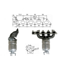 Magnaflow Catalytic Converter for OPEL