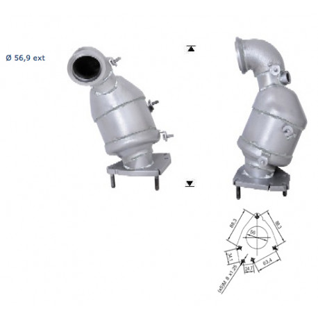 Direc fit CAT and DPF Magnaflow Magnaflow Catalytic Converter for OPEL | races-shop.com