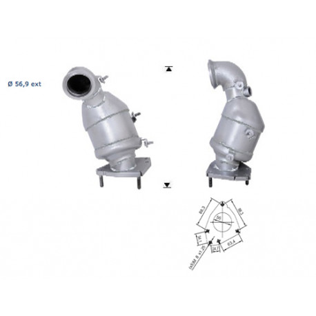 Direc fit CAT and DPF Magnaflow Magnaflow Catalytic Converter for OPEL SAAB | races-shop.com