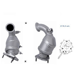 Magnaflow Catalytic Converter for OPEL SAAB
