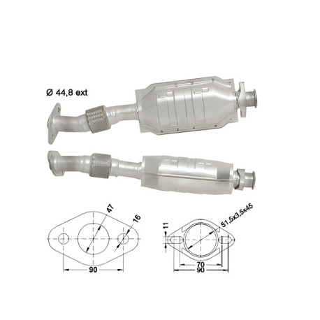 Direc fit CAT and DPF Magnaflow Magnaflow Catalytic Converter for OPEL | races-shop.com