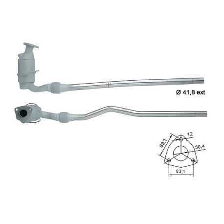 Direc fit CAT and DPF Magnaflow Magnaflow Catalytic Converter for OPEL | races-shop.com