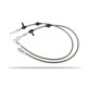 Pedders brakes Pedders 692003 Extended Braided Brake Hose Kit | races-shop.com