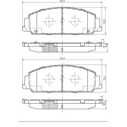 Pedders 6701984 Brake Pads