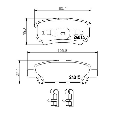 Pedders brakes Pedders 6700012 Brake Pads | races-shop.com