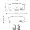 Pedders 6700012 Brake Pads