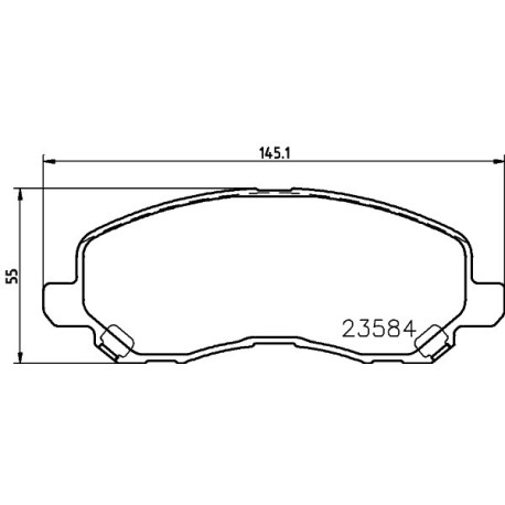Pedders brakes Pedders 6700006 Brake Pads | races-shop.com