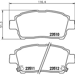 Pedders 6700002 Brake Pads