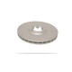 Pedders brakes Pedders 6560090SGL Slotted & Dimpled Geomet Coated Rotor | races-shop.com