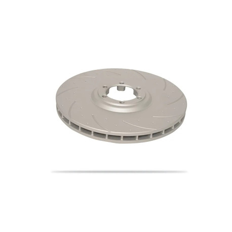 Pedders brakes Pedders 6560090SGL Slotted & Dimpled Geomet Coated Rotor | races-shop.com