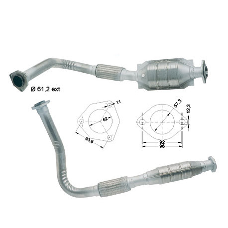 Direc fit CAT and DPF Magnaflow Magnaflow Catalytic Converter for OPEL | races-shop.com