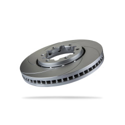 Pedders 6219120SGL Slotted Geomet Coated Rotor