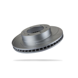 Pedders 6218350SGR Slotted Geomet Coated Rotor