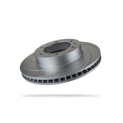 Pedders 6218350SGL Slotted Geomet Coated Rotor
