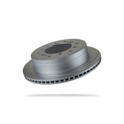 Pedders 6218170SGR Slotted Geomet Coated Rotor