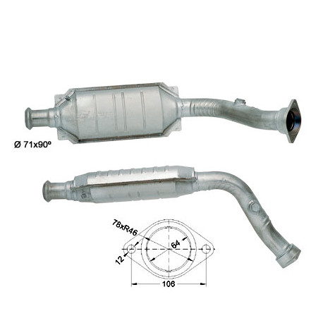 Direc fit CAT and DPF Magnaflow Magnaflow Catalytic Converter for PEUGEOT | races-shop.com