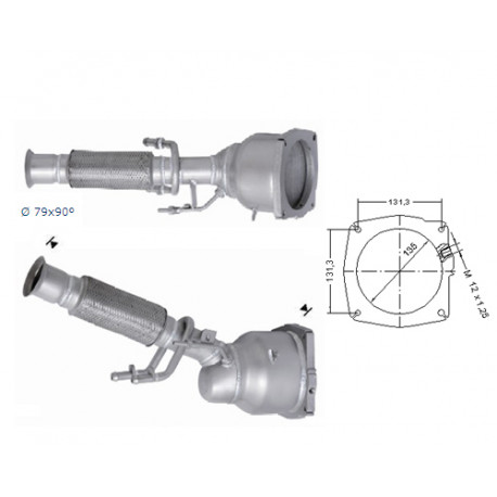 Direc fit CAT and DPF Magnaflow Magnaflow Catalytic Converter for PEUGEOT | races-shop.com