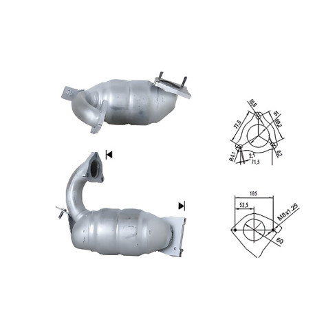 Direc fit CAT and DPF Magnaflow Magnaflow Catalytic Converter for RENAULT | races-shop.com