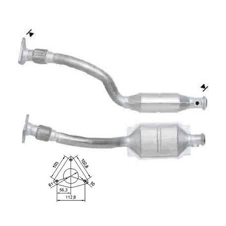 Direc fit CAT and DPF Magnaflow Magnaflow Catalytic Converter for RENAULT | races-shop.com