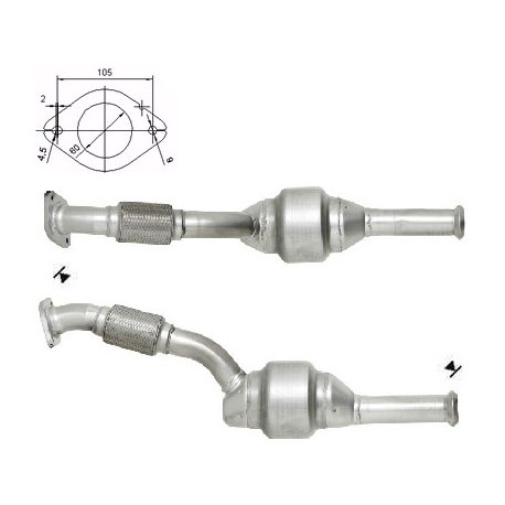 Direc fit CAT and DPF Magnaflow Magnaflow Catalytic Converter for RENAULT | races-shop.com