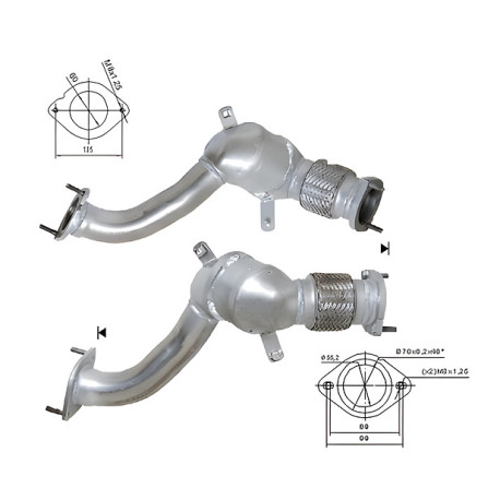 Direc fit CAT and DPF Magnaflow Magnaflow Catalytic Converter for RENAULT | races-shop.com