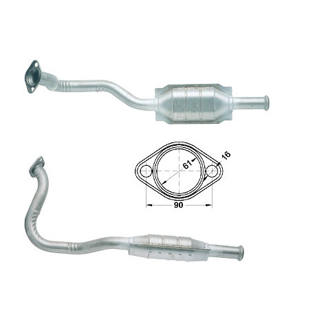 Direc fit CAT and DPF Magnaflow Magnaflow Catalytic Converter for RENAULT | races-shop.com