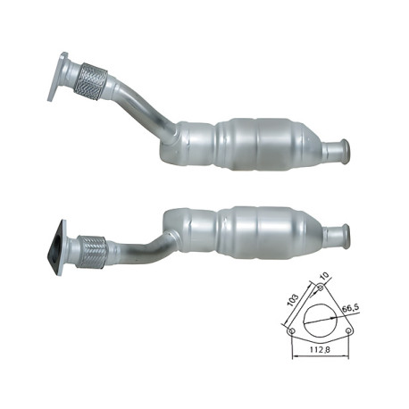 Direc fit CAT and DPF Magnaflow Magnaflow Catalytic Converter for RENAULT | races-shop.com