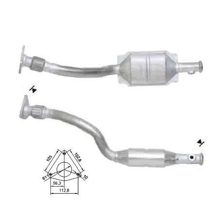 Direc fit CAT and DPF Magnaflow Magnaflow Catalytic Converter for RENAULT | races-shop.com