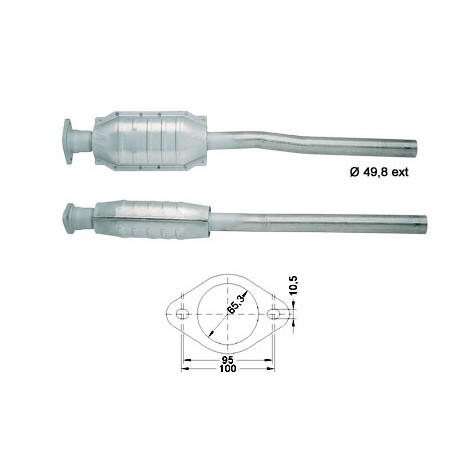 Direc fit CAT and DPF Magnaflow Magnaflow Catalytic Converter for RENAULT | races-shop.com