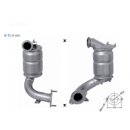Direc fit CAT and DPF Magnaflow Magnaflow Catalytic Converter for RENAULT | races-shop.com