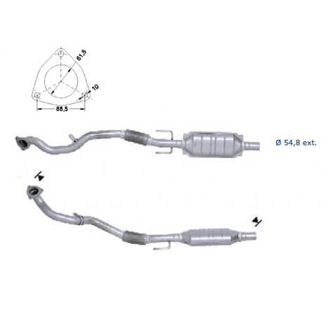 Direc fit CAT and DPF Magnaflow Magnaflow Catalytic Converter for SAAB | races-shop.com
