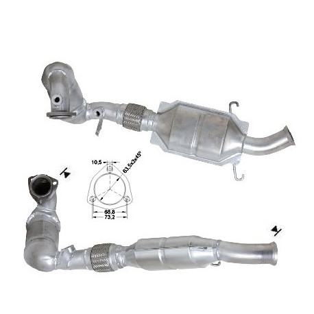 Direc fit CAT and DPF Magnaflow Magnaflow Catalytic Converter for SAAB | races-shop.com