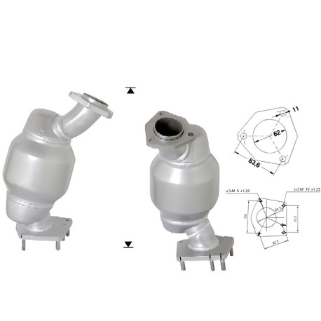 Direc fit CAT and DPF Magnaflow Magnaflow Catalytic Converter for SAAB | races-shop.com