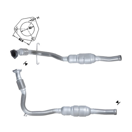 Direc fit CAT and DPF Magnaflow Magnaflow Catalytic Converter for SAAB | races-shop.com