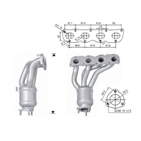 Direc fit CAT and DPF Magnaflow Magnaflow Catalytic Converter for SEAT SKODA VOLKSWAGEN | races-shop.com