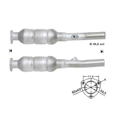 Direc fit CAT and DPF Magnaflow Magnaflow Catalytic Converter for SEAT SKODA VOLKSWAGEN | races-shop.com