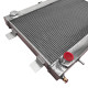 Racing radiators Universal aluminium radiator (2 inputs and 2 outputs) - 650x510x63mm | races-shop.com