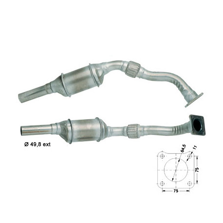 Direc fit CAT and DPF Magnaflow Magnaflow Catalytic Converter for SEAT | races-shop.com