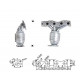 Direc fit CAT and DPF Magnaflow Magnaflow Catalytic Converter for SUBARU SUZUKI | races-shop.com